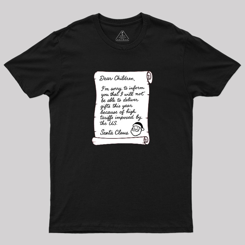 Christmas Letter Geek T-Shirt