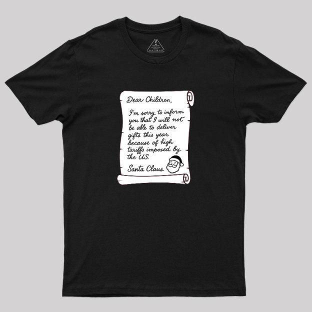 Christmas Letter Geek T-Shirt