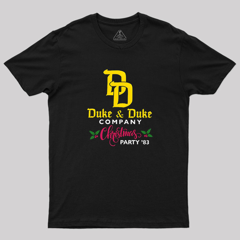Duke & Duke Company Christmas Party 83 Geek T-Shirt