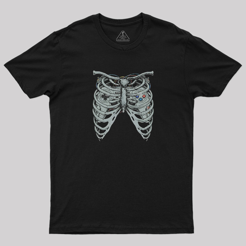 Cyber Skeleton Geek T-Shirt