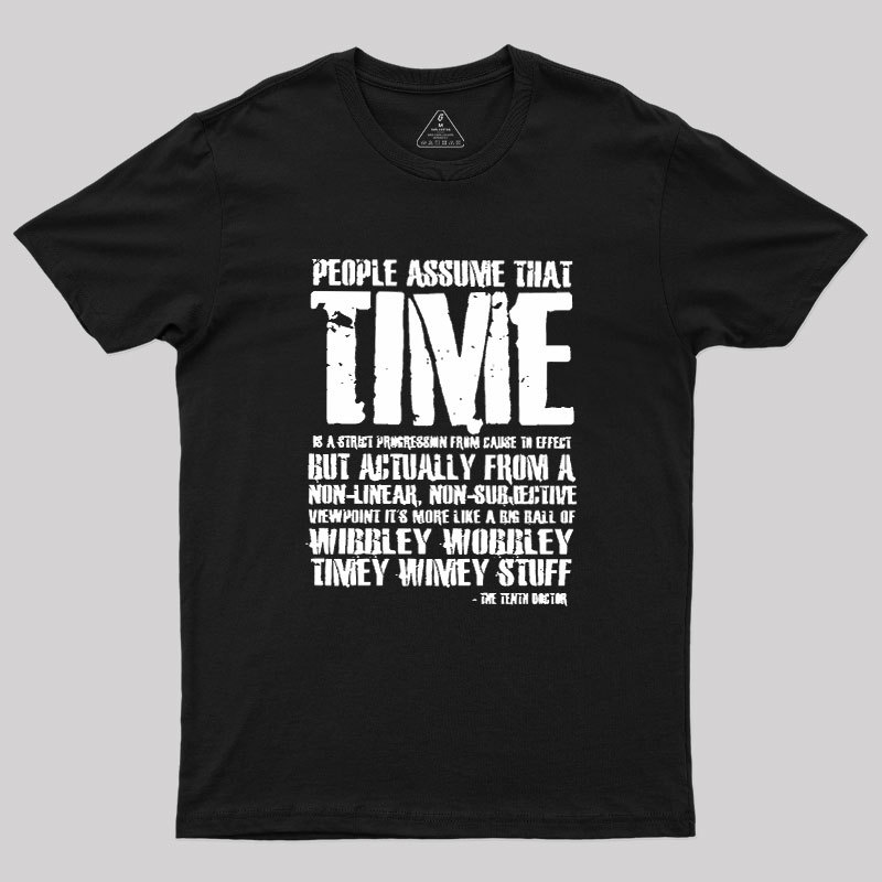 Wibley Wobbley Timey Wimey Geek T-Shirt