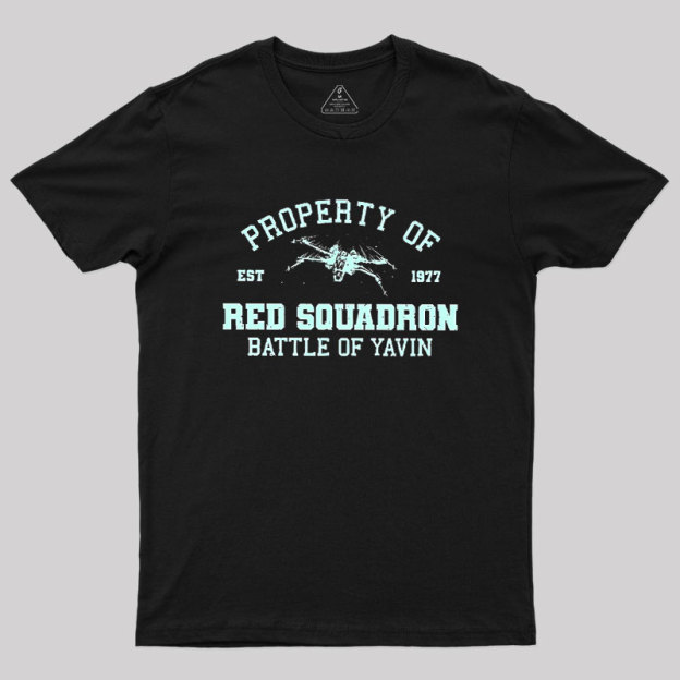 Property Of Red Squadron7 Geek T-Shirt