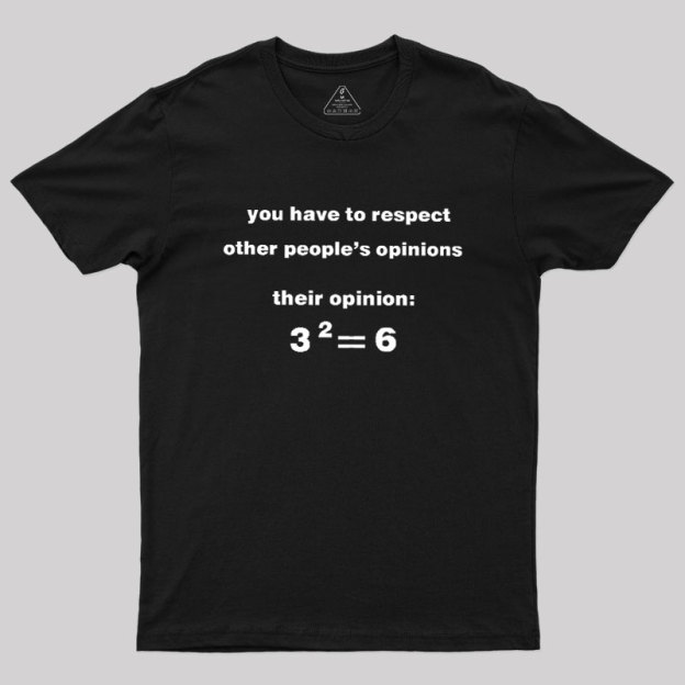 THeir Opinion Be Like Geek T-Shirt