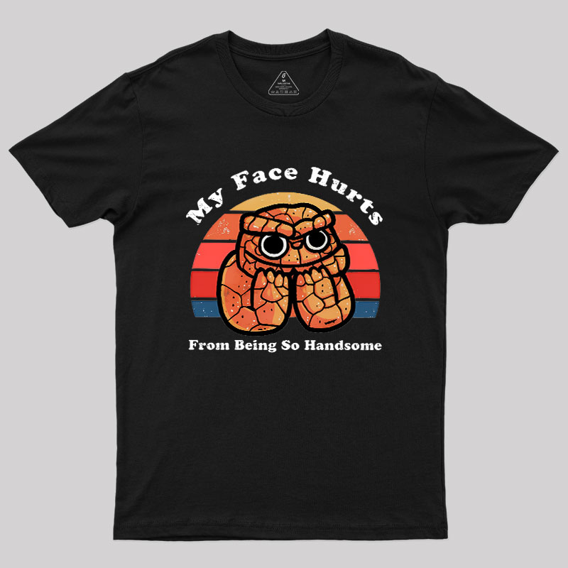 My Face Hurts Geek T-Shirt