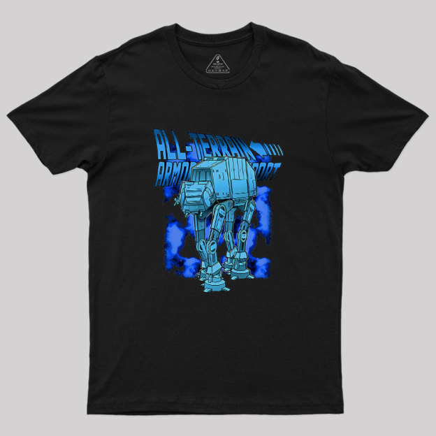 Mega Terrain Mecha Transport Geek T-Shirt