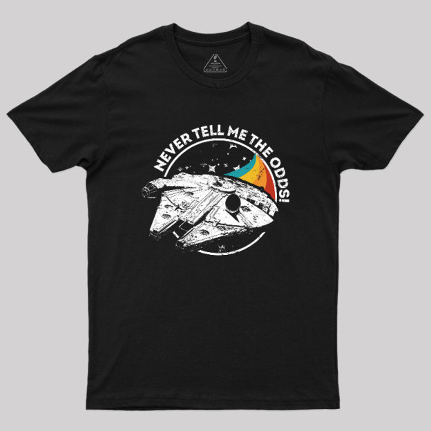 Never Tell Me the Retro Odds Geek T-Shirt