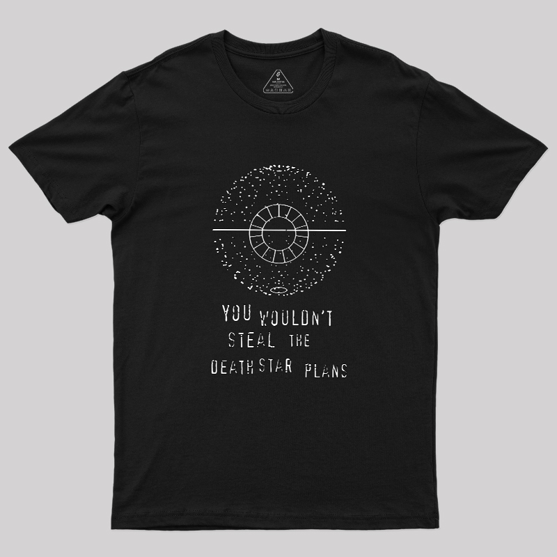 Death Star Plans Geek T-Shirt