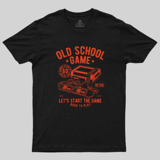 OLD SCHOOL GAME Geek T-Shirt