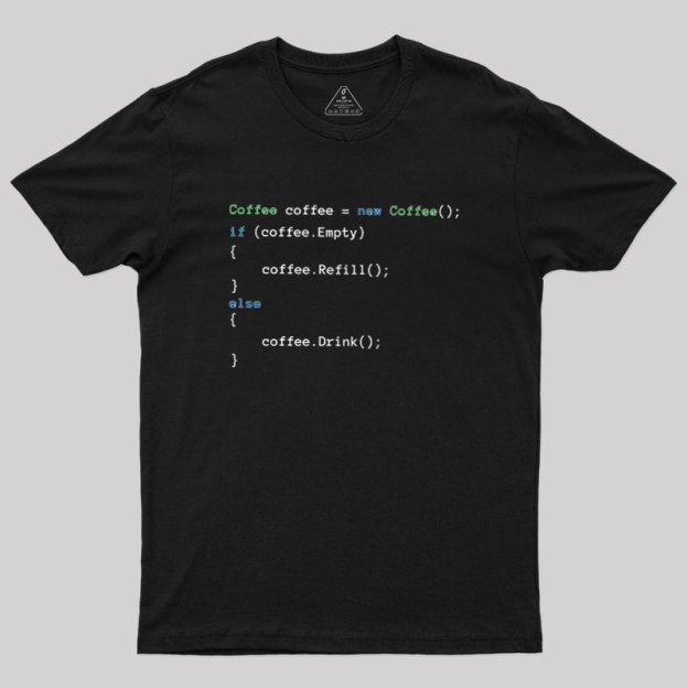 Coffee Coffee Geek T-Shirt