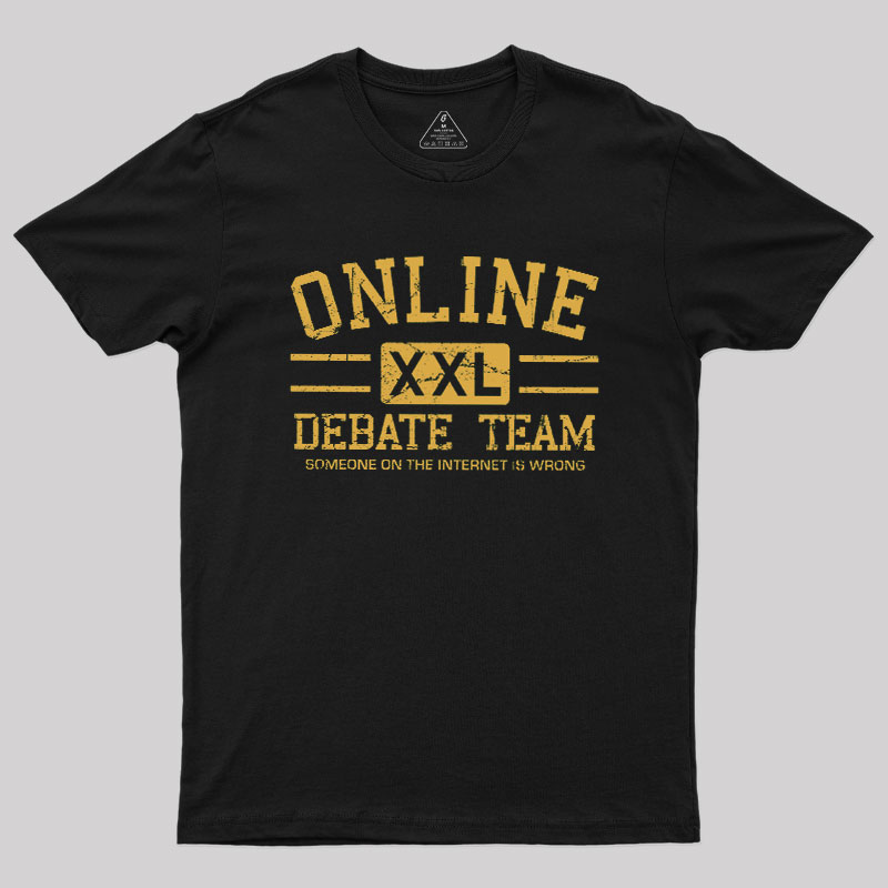 Online Debate Team Geek T-Shirt