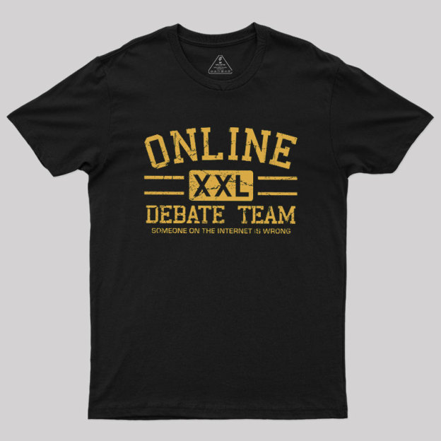 Online Debate Team Geek T-Shirt