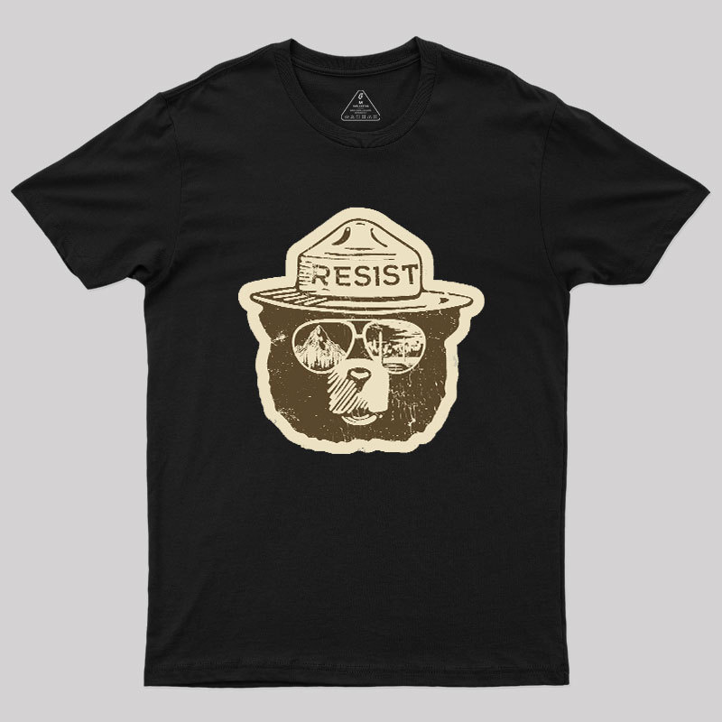 VINTAGE Alt National Park Service Resist Geek T-Shirt