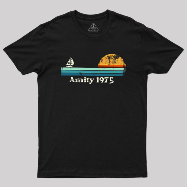 Sailboat Sunrise Summer Geek T-Shirt