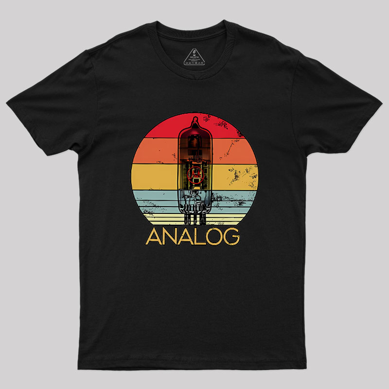 Vacuum Tube Analog Geek T-Shirt