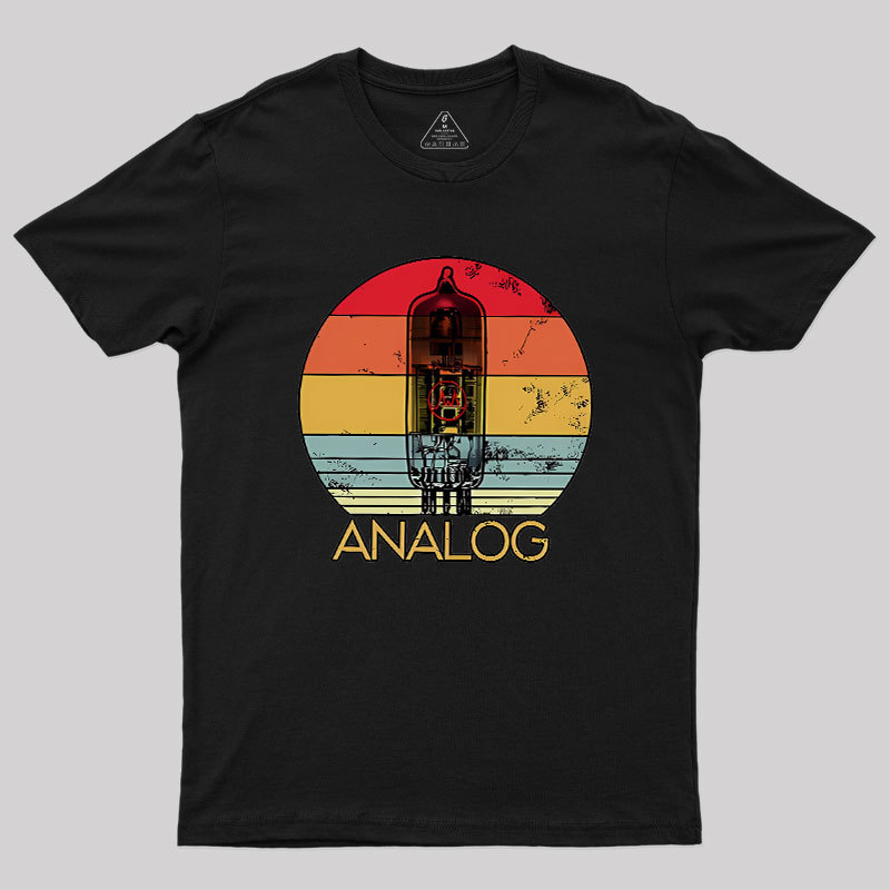 Vacuum Tube Analog Geek T-Shirt