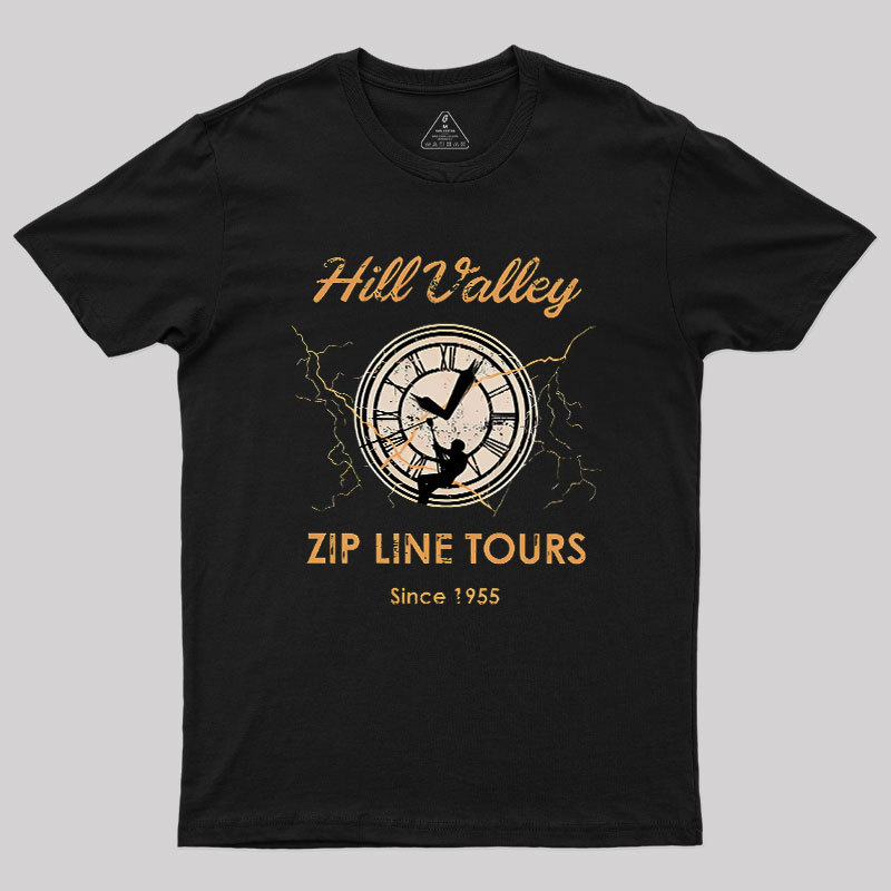 Hill Valley Zip Line Tours Geek T-Shirt