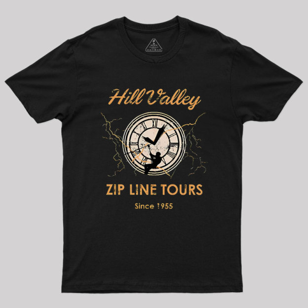 Hill Valley Zip Line Tours Geek T-Shirt