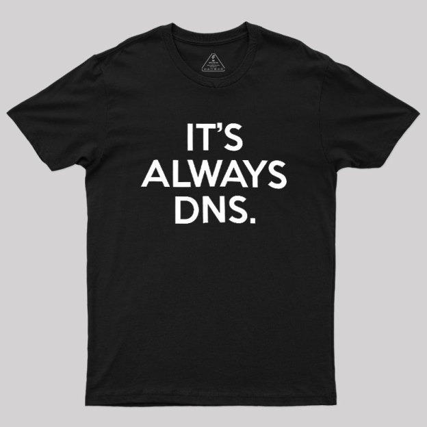 It's Always DNS Geek T-Shirt