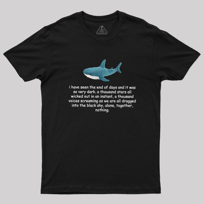 Shark Existentialism Geek T-Shirt