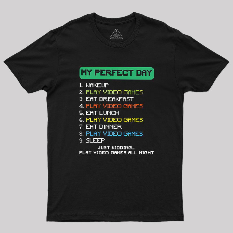 Daily Schedule Geek T-Shirt