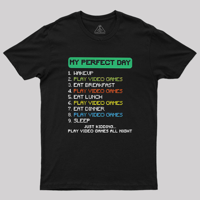 Daily Schedule Geek T-Shirt