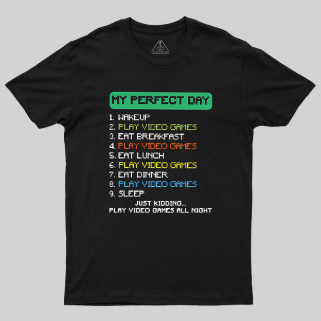 Daily Schedule Geek T-Shirt