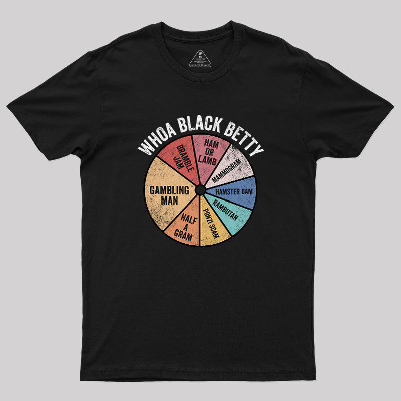 Geeksoutfit Whoa Black Betty Geek T-Shirt for Sale