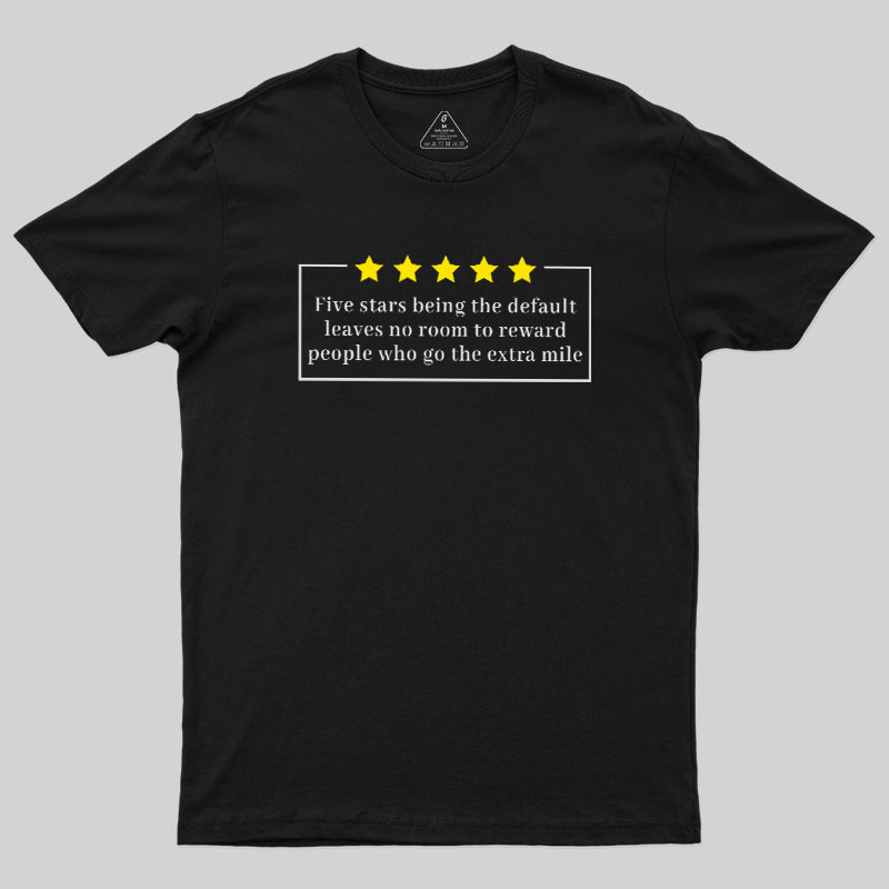 Five Stars Geek T-Shirt