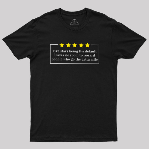 Five Stars Geek T-Shirt