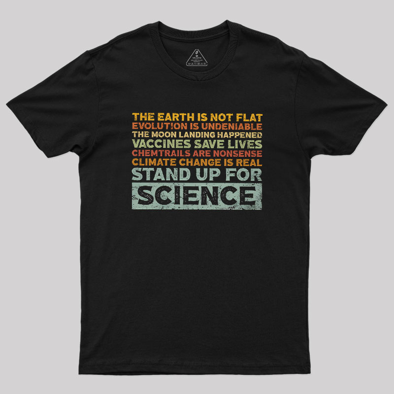 Stand Up For Science Geek T-Shirt