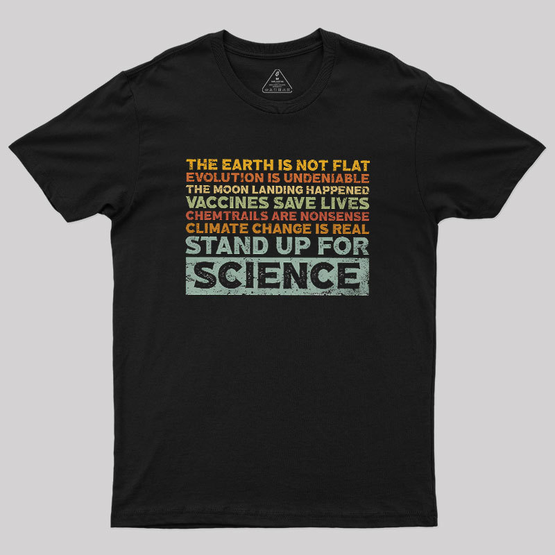 Stand Up For Science Geek T-Shirt