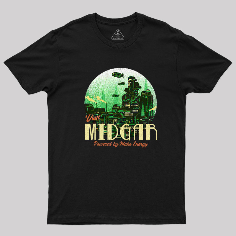 Visit Midgar Geek T-Shirt
