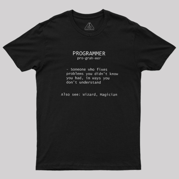 Programmer Definition Geek T-Shirt