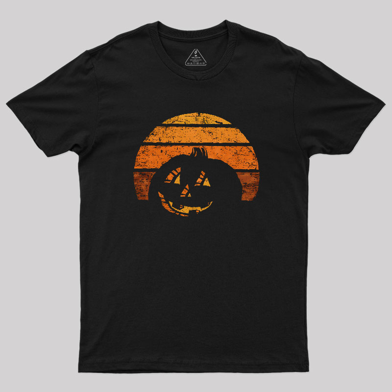 Pumpkin Silhouette Geek T-Shirt