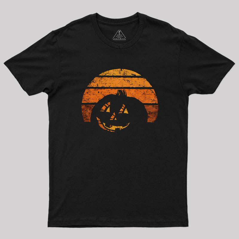 Pumpkin Silhouette Geek T-Shirt
