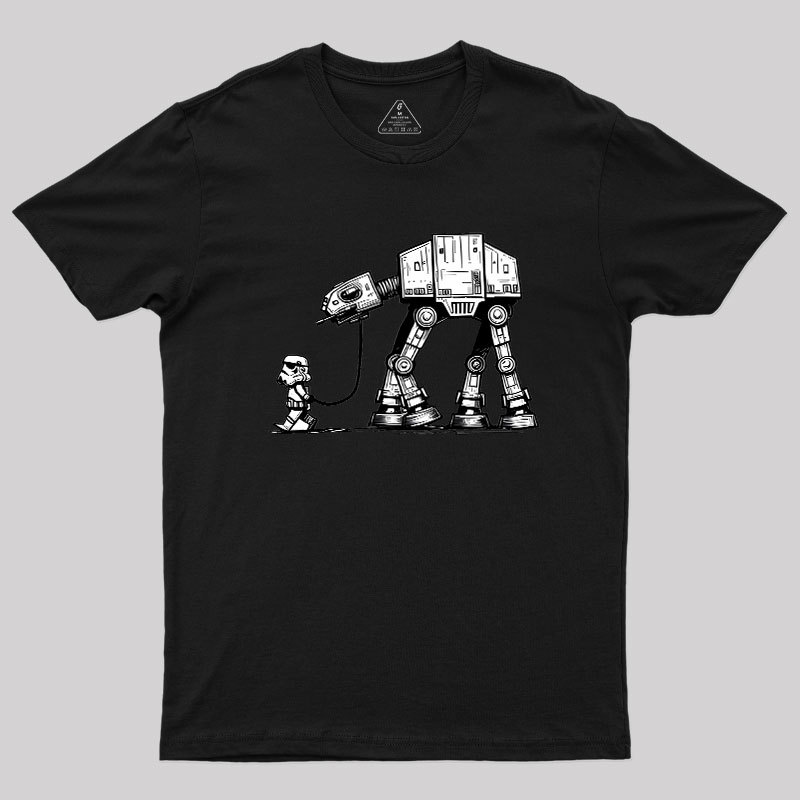 Empire Robot Dog-Star Battles Geek T-Shirt