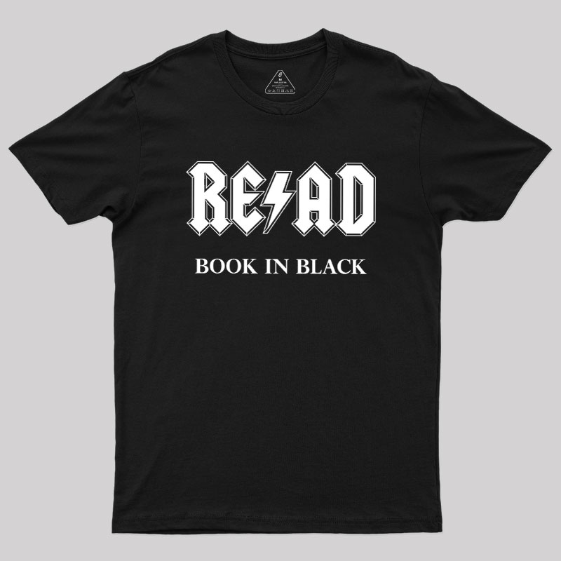 RE/AD - Book In Black Geek T-Shirt