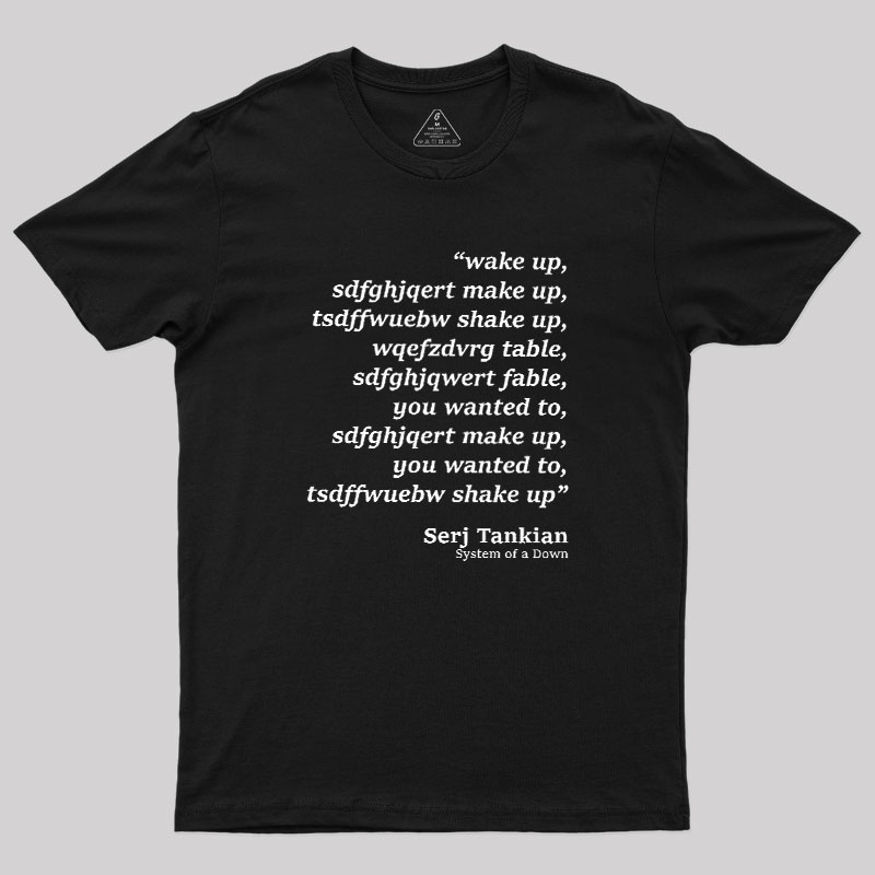 System of a Down Geek T-Shirt