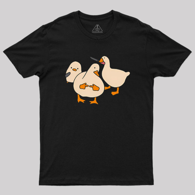 Duck Drama Artwork Geek T-Shirt