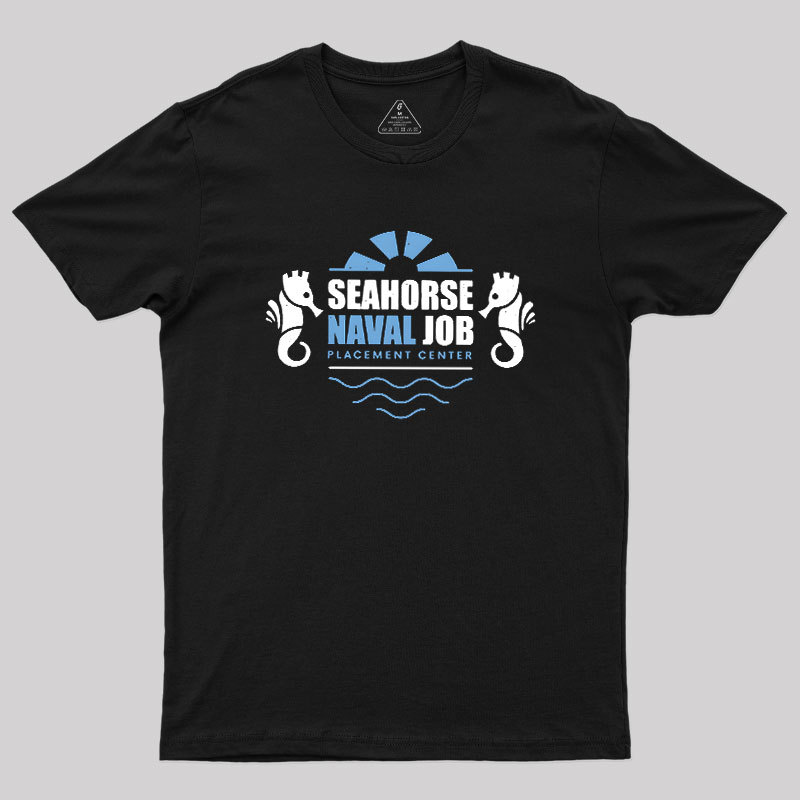 Seahorse Naval Job Crest Geek T-Shirt