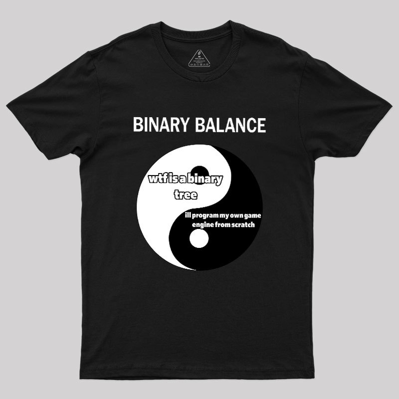 Binary Balance Geek T-Shirt