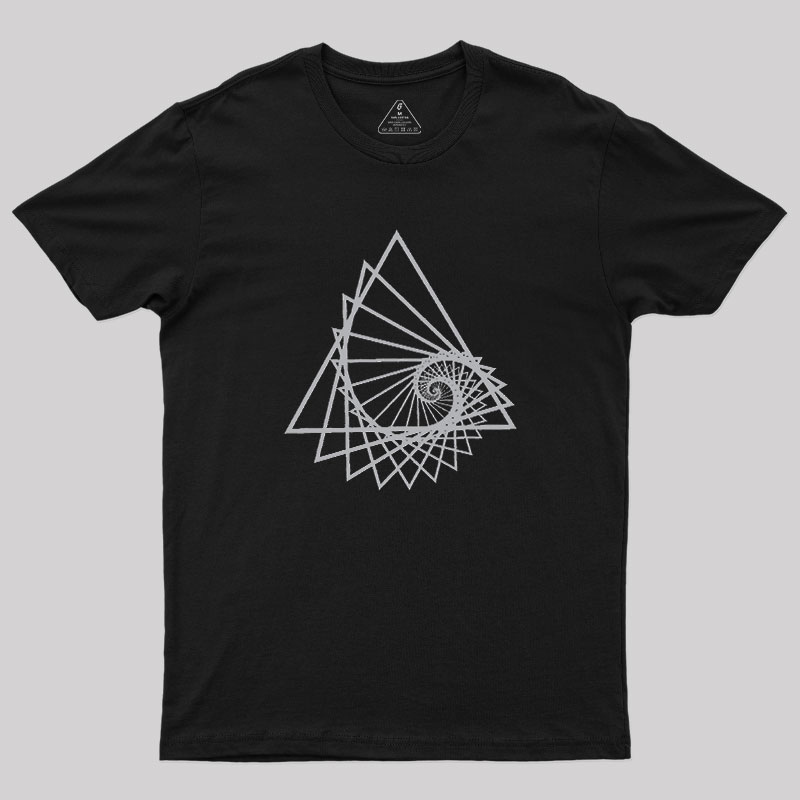Spiralling Triangle Geek T-Shirt