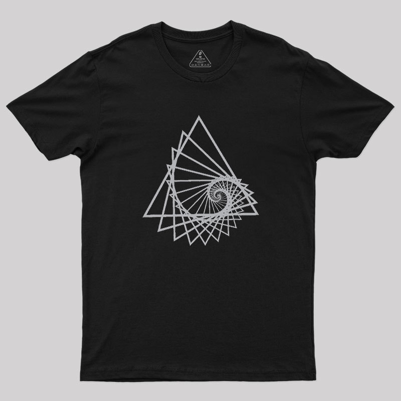 Spiralling Triangle Geek T-Shirt
