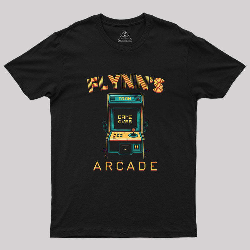 Geeksoutfit Flynn's Arcade Geek T-Shirt for Sale online