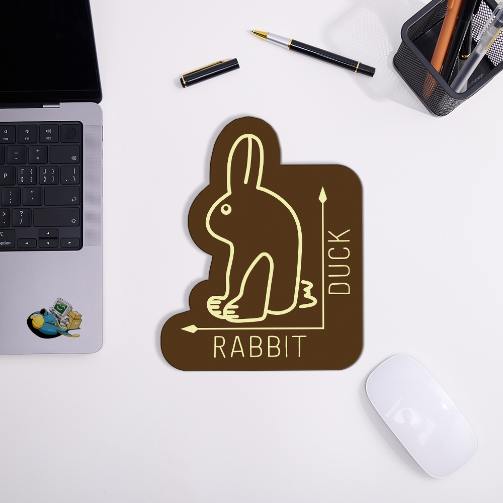Rabbit or Duck Novelty Mouse Pad