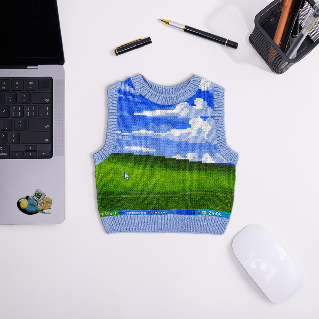 Win XP Wallpaper Pixel Novelty Mouse Pad