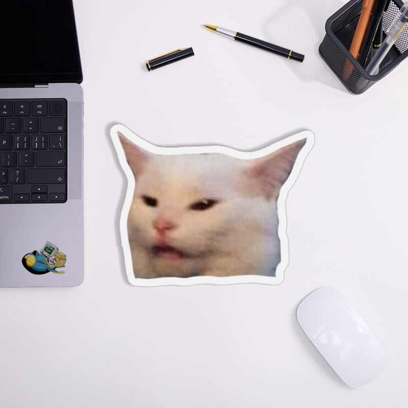 Smudge The Cat Meme Novelty Mouse Pad