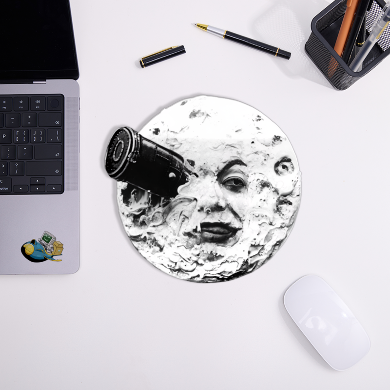 Le Voyage Dans La Lune Novelty Mouse Pad