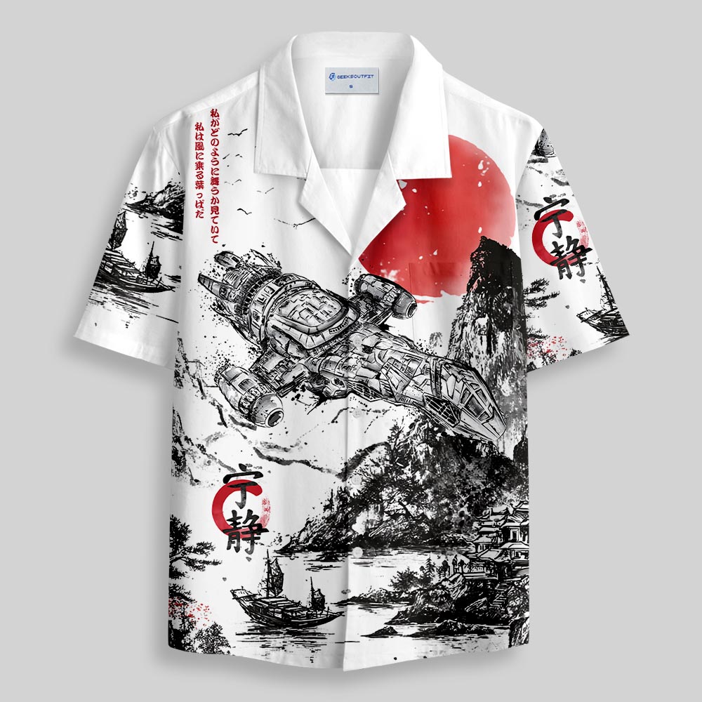 Firefly Celestial Ink Button Up Pocket Shirt