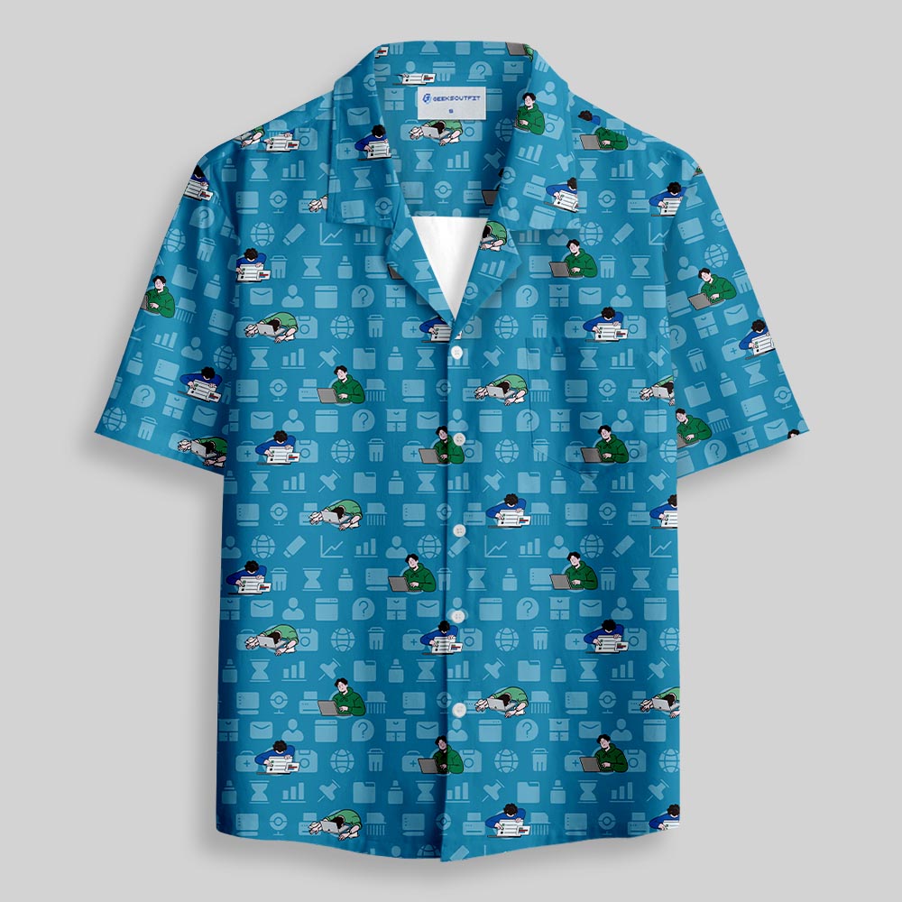 Work & Play Button Up Pocket Shirt